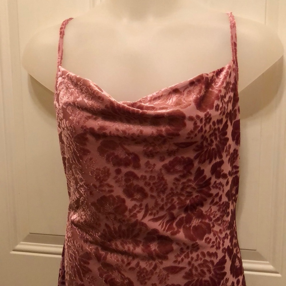 Urban Outfitters velour pink tank top - Picture 2 of 8
